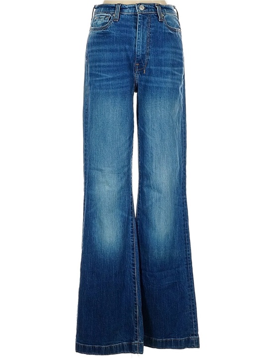 7 For All Mankind Denim - 7 For All Mankind Dojo High Rise Flare Jeans Medium Wash 7FAM | S 27